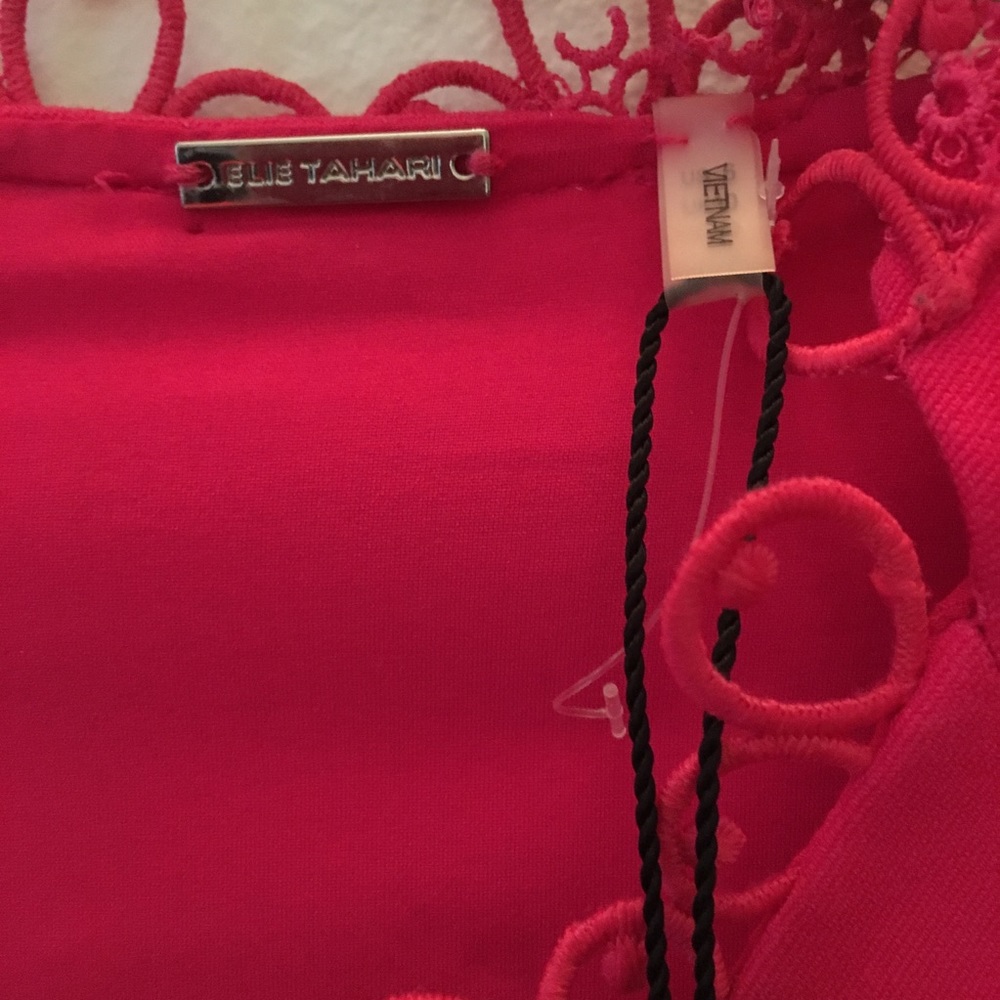 NWT Elie Tahari Ainsley classy dress embroidered - Picture 6 of 8